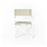 thumbnail of NARDINI FORNITURE Sedia regista in legno laccato tela TWM Ecrù l49xh87xp57 Cm Forte Dei Marmi