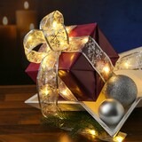 thumbnail of LED Seidenband Geschenkband Schleifenband 30 LED 2,7m Batterie