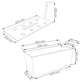 thumbnail of Prosperplast - Rattanjardinera 30 Liter mit Bewässerung in Schokoladenfarbe 60 x 25 x 24 cm