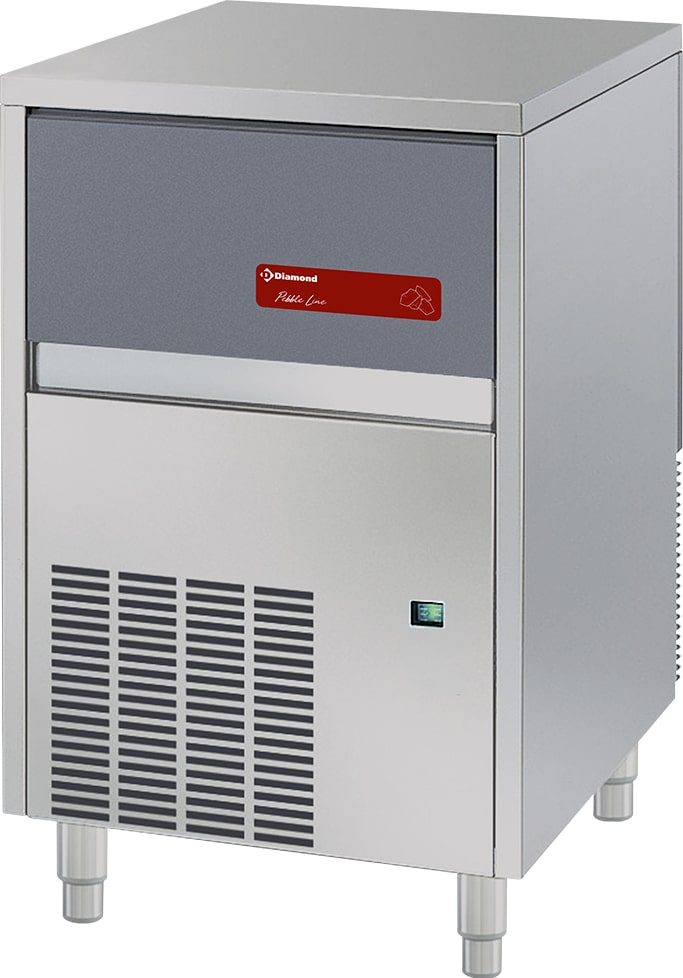 Eisbereiter PEBBLE ICE 90 kg, mit 20-kg-Vorratsbehälter – WASSER (PEB90/20W)