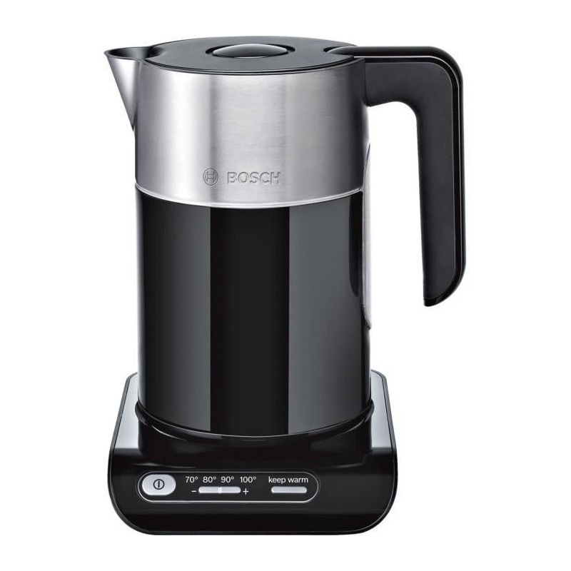 Bosch Wasserkocher 1,5L Styline schwarz Wasserkocher Schwarz TWK8613P