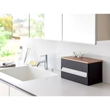 thumbnail of Yamazaki Küchenrollenhalter modern aus Metall stehend mit Ablage "Rin" schwarz