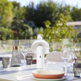 thumbnail of Lumisky Lampe de table sans fil TOD Blanc H28cm Acier Blanc