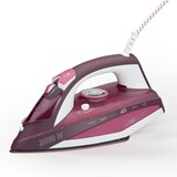 thumbnail of Clatronic DB 3705 Plancha Ropa Vapor, Suela Cerámica, 7 Funciones, 40 boquillas Vapor, Termostato, Cable 360º 2600W Blanco/Rosa