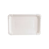 thumbnail of 500x Pappteller, weiß, rechteckig, 13x20cm