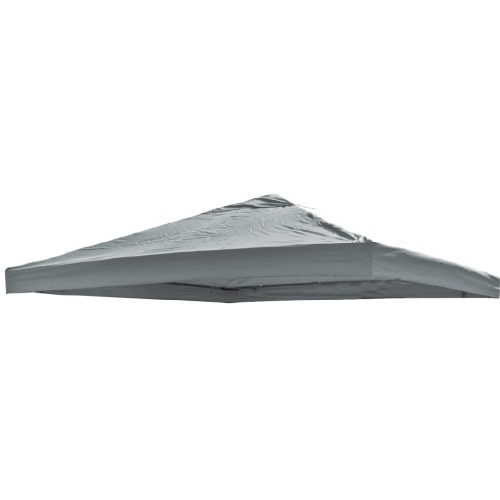 Ersatzdach Pavillon universell Pavillon 3x3m wasserdicht Garten Party Luft-Luke grau : Grau