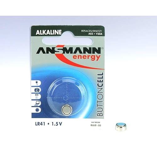 Ansmann - lr41 - 1,5 v pile de bouton alcaline pour télécommande