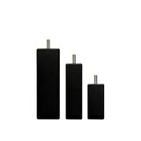 thumbnail of Pied de lit carré en bois Noir (vendu à l'unité)  20 cm ACCESSOIRES BELLECOUR