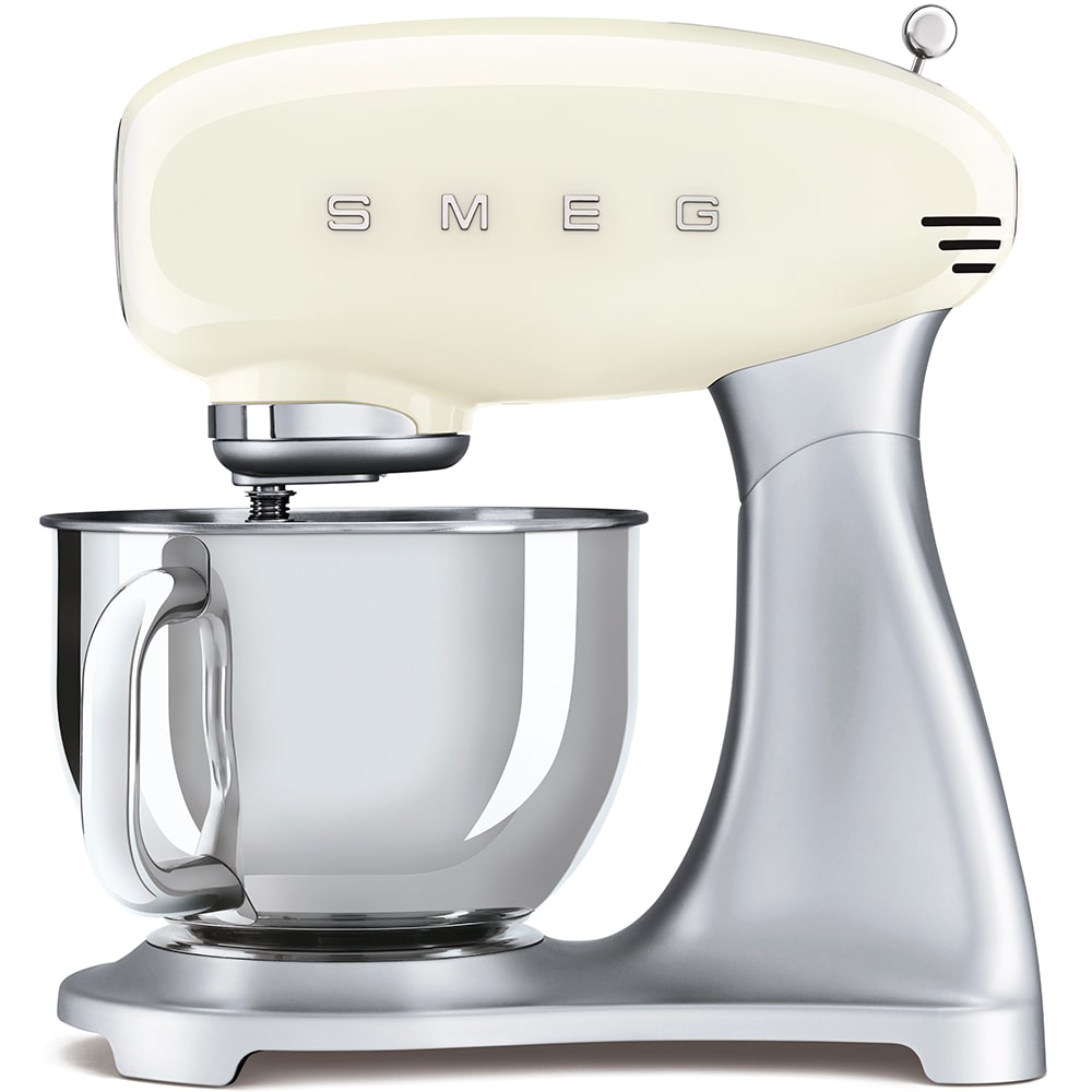 SMEG robot sur socle 4.8l 800w crème smf02creu