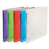 thumbnail of Exacompta - Réf. 51198E - Carton de 30 classeurs souples - 4 anneaux 15 mm - Dos 20mm - 32 x 25 cm -  A4 - Assortis