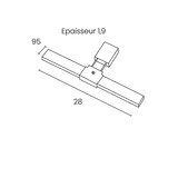 thumbnail of Lampe de bureau Travelight, à LED, coloris noir