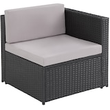 thumbnail of tectake Conjunto de móveis de rattan Verona  Preto