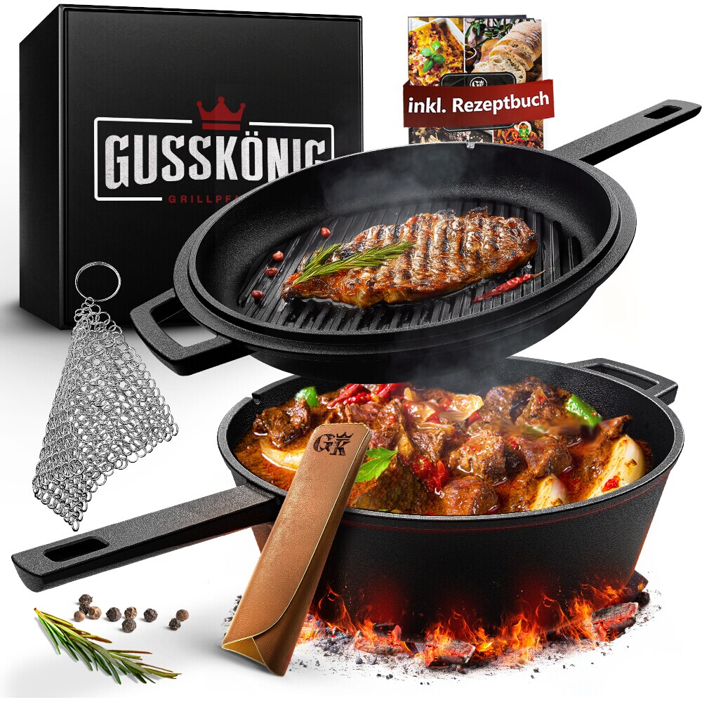 GUSSKÖNIG  2in1 Casserole 3,6 l
