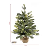 thumbnail of Rebecca Mobili Künstlicher Weihnachtsbaum, H 60 cm, 50 LED-Lichter, PVC und PE, grün