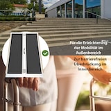 thumbnail of TRUTZHOLM Rollstuhlrampe 122 cm Traglast 272 kg Alu klappbar Antirutsch beschichtet Schwellenrampe