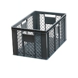 thumbnail of 4 Stück Bäckerkisten 600 x 400 x 320 mm + 1 Transportroller in Grau