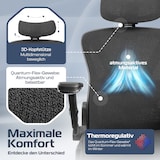 thumbnail of CLOUVOU PowerSeat, ergonomischer Bürostuhl, thermoregulative Materialien, 5D-Armlehnen, 3D-Kopfstütze, PhantomWheels, Schwarz