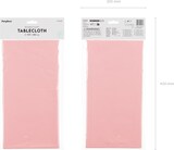 thumbnail of PartyDeco, Tischdecke, synthetisches Material, 137 x 183 cm, hellrosa