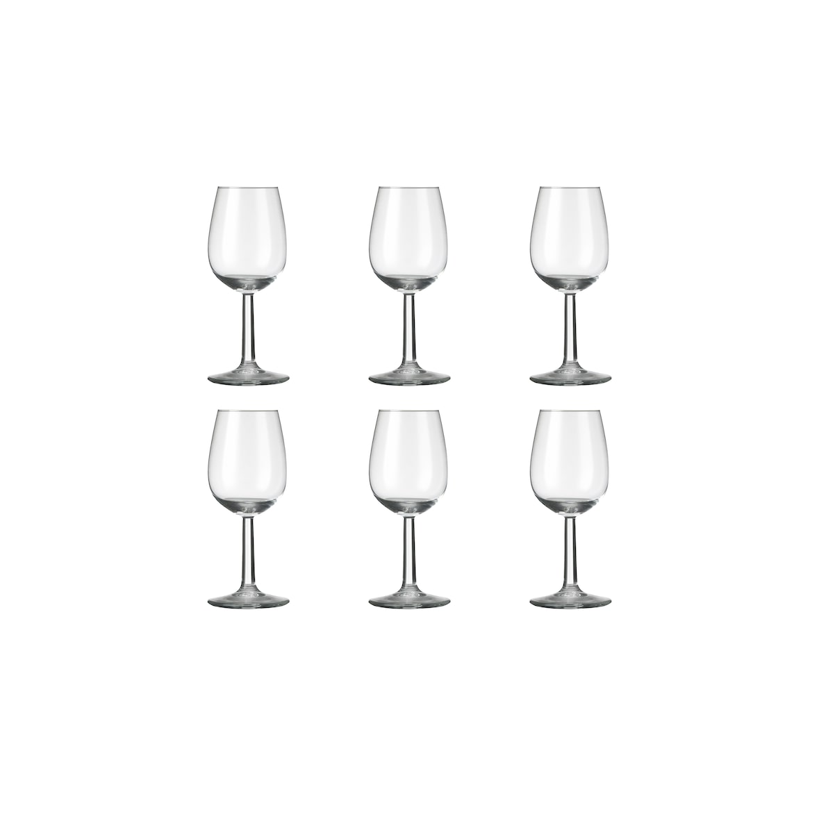 6 x Sherryglas, Dessertweinglas, Glas, 14 cl, Ø  5 cm, Höhe: 16.5 cm