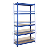 thumbnail of PROREGAL Mega Deal | 5x étagère robuste RAGNAR | HxLxP 180x90x40cm | Charge du compartiment 175kg | Bleu