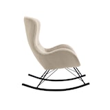 thumbnail of SalesFever Schaukelstuhl | Bezug Lammfelloptik | B 70 x T 94 x H 102 cm | Beige