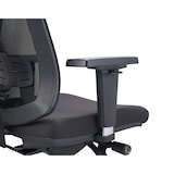 thumbnail of SIGMA Silla de oficina EC901, plástico, altura de asiento regulable, reposacabezas, negro