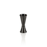 thumbnail of 6x Jigger, Ø 4,5 cm, Höhe 11,5 cm, 2,5/5 cl, schwarz, Chromnickelstahl, PVD-Beschichtung