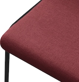 thumbnail of ML-Design Esszimmerstuhl 6er Set Rot, Stoffbezug, Metallgestell, bequeme Polsterstühle für Küche