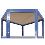thumbnail of shelfplaza HOME 180x70x45 cm Eckregal in blau mit 6 Böden und 145 kg Traglast pro Boden