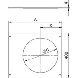 thumbnail of OBO Bettermann Montagedeckel OKA D 600 R9 7425124