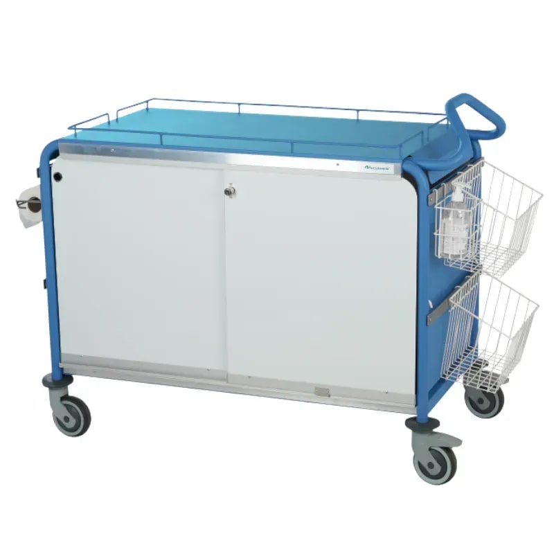 Sclessin 374.909C Chariot Nursing Bleu Professionnel
