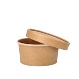 thumbnail of 500 Suppenbecher, Pappe rund 180 ml Ø 9,8 cm · 4,9 cm braun