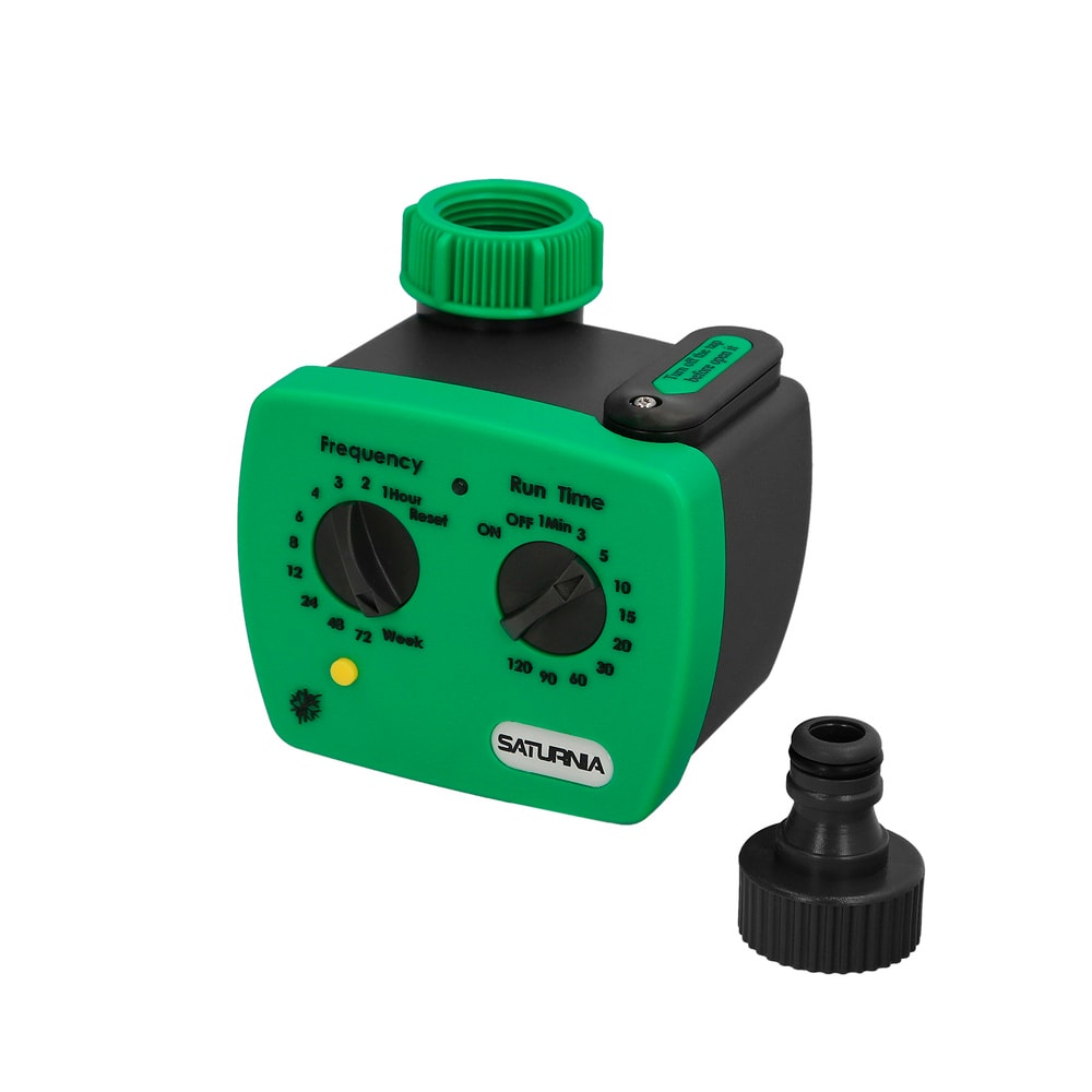 SATURNIA - Programador Riego Analogico / Mecanico De Grifo Con 1 Salida 3/4"