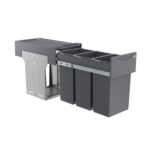 Hailo Abfallsammler 3666131 TZ Swing Terzett 3x 10 Liter