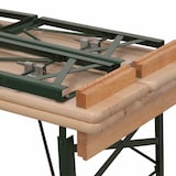 thumbnail of FUN STAR  Biermöbel Festzeltgarnitur 110 cm mit Rückenlehne