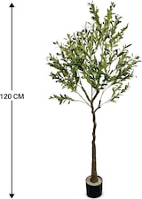 thumbnail of IvoQ Künstlicher Olivenbaum 120 cm – Realistisches Design – Pflegefrei – Stimmungsvolle Dekoration