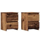 thumbnail of Tables de chevet 2 pcs vieux bois 30x30x40 cm bois d'ingénierie – Modèle Galant