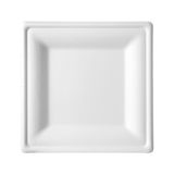 thumbnail of MONOUSO - Prato Quadrado Bio Cana de Açúcar Branco 20x20cm (50 Uds)