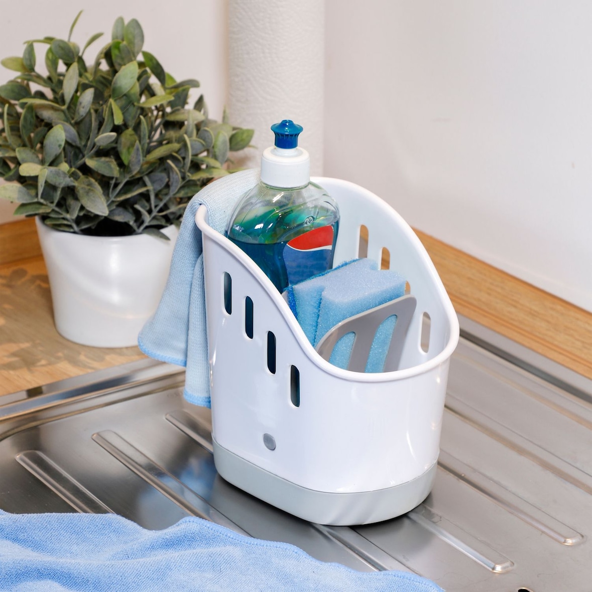 Spülbeckenorganizer Ablage Ordnungshelfer für das Spülbecken