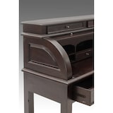 thumbnail of SIT Möbel secretaire met rolluik | Acaciahout antiek afwerking | 4 laden, 5 vakken | B 100 x D 41 x H 106 cm | 09840-30 | Serie SAMBA