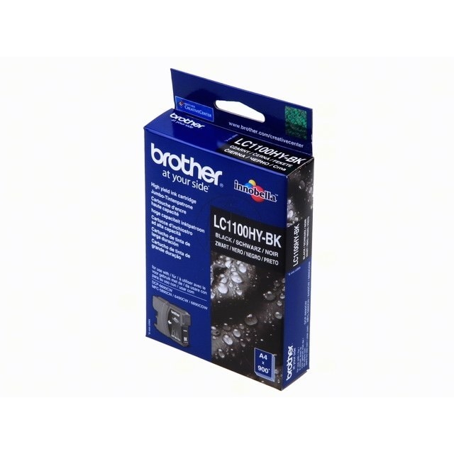 Tintas BROTHER LC1100HYBK BROTHER MFC6490CW TINTE BK HC