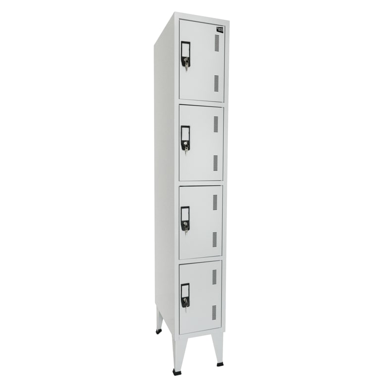 Cacifos Metálico Simples 4 Cacifo 1900x300x500 mm Standard