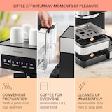 thumbnail of Arabica Comfort Siebträgermaschine 1350W 20 Bar 1,8l Touch-Bedienfeld Silber-Metallic