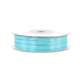 thumbnail of 3mm Satinband 50m Schleifenband Geschenkband Dekoband Stoffband Uni Helltürkis