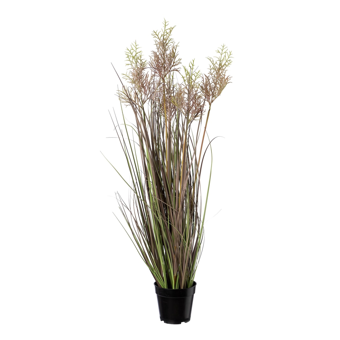 CREATIV green künstliche Pflanze Reitgras im Topf, 104cm, bunt