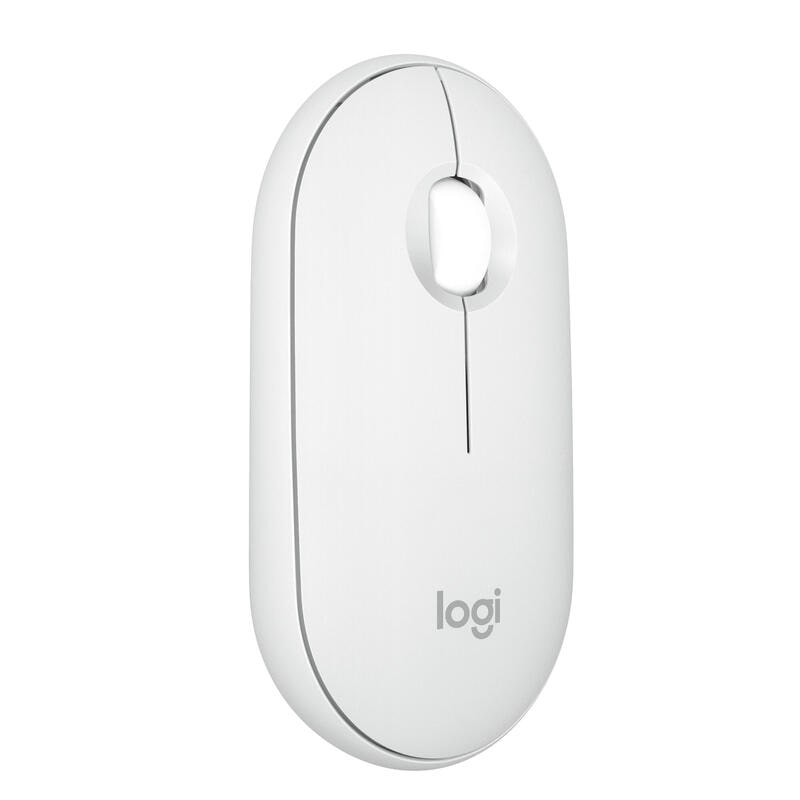 Logitech Muis Pebble 2 M350S Draadloos + Bluetooth Wit 910-007013