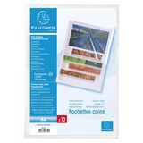thumbnail of Exacompta 5610E 10x Packung mit 10 Aktensichthüllen aus glattem PP 120µ, für Format DIN A4 - Kristall