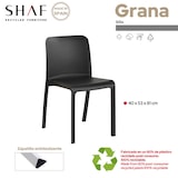 thumbnail of SP Berner - Pack de 6 Sillas Grana - Apilables, Ergonómicas y Resistentes - Antracita