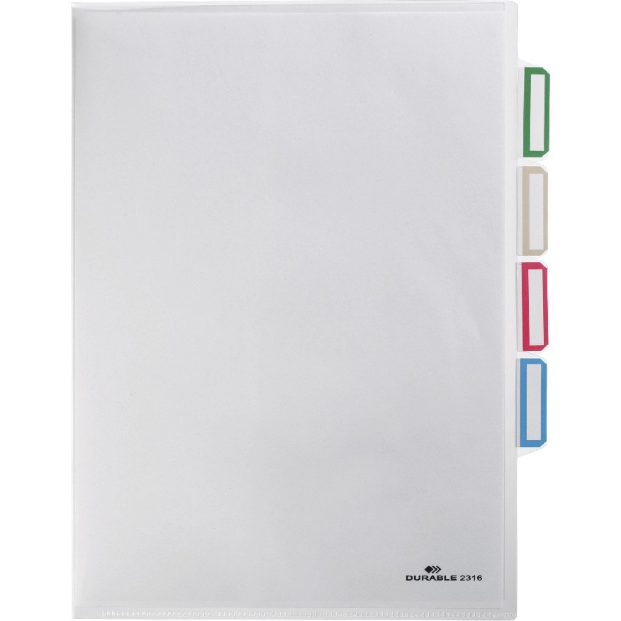 DURABLE Pochettes d'organisation à 3 compartiments