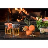 thumbnail of Goldplast Bicchiere Rox Trasparente 290cc in SAN Ottagonale - Set di 8 pezzi.  Riutilizzabile e Riciclabile.